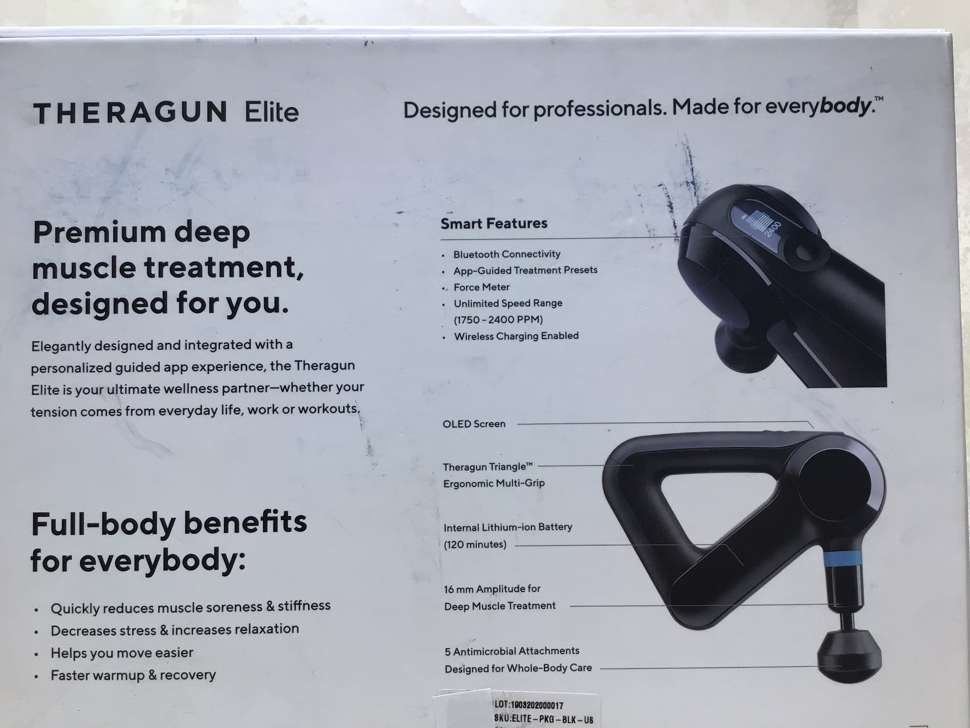TheraGun Elite - All-New 4th Generation Percussive Therapy *TESTED* (7673034539246)